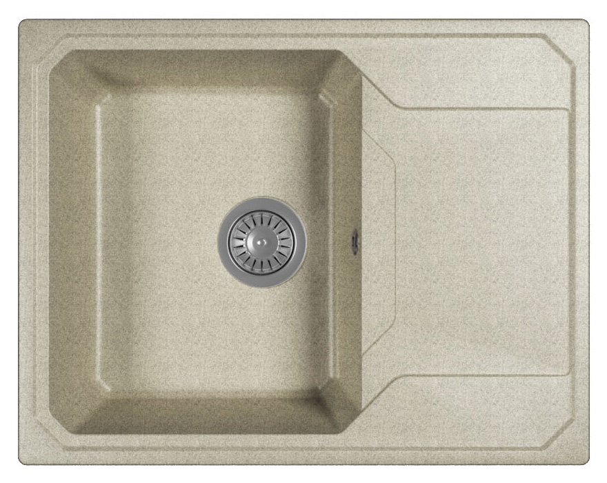Мойка "Кардинал" 640, серый