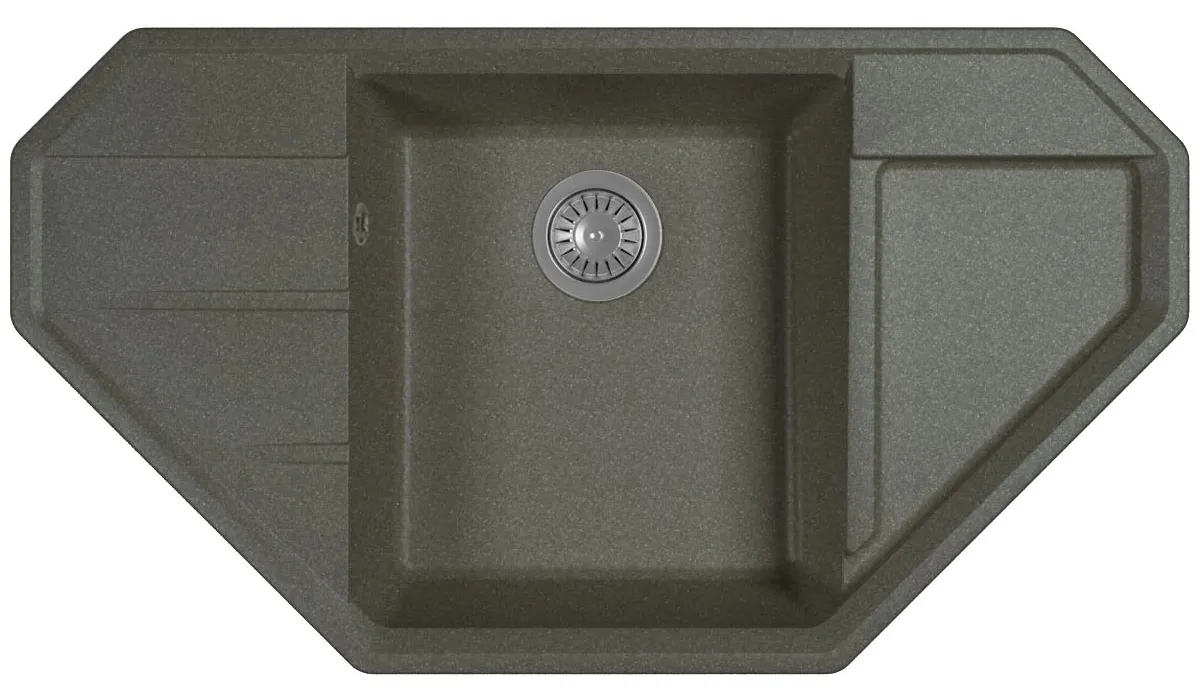 Мойка "Крона" 910, черный