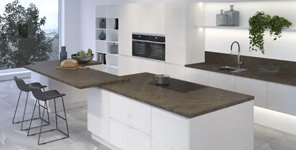 Кромка 45мм с клеем "МРАМОР КАПУЧЧИНО" (928М)