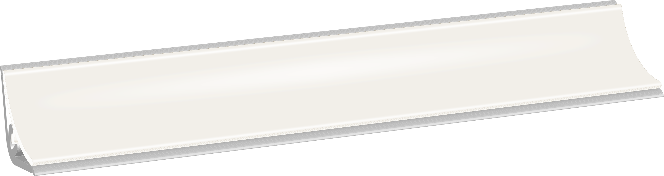 Белый LB-15-20-15-0-600 (для 10Г,10М, 400М) Плинтус 3,0м