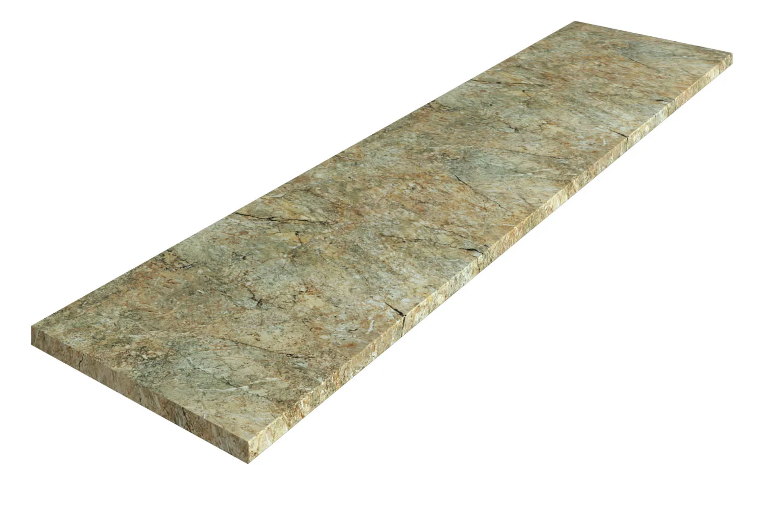 Столешница "МРАМОР ЗОЛОТОЙ" Матовая (3024М) 600-4200-38-1R на  вл/ст дсп