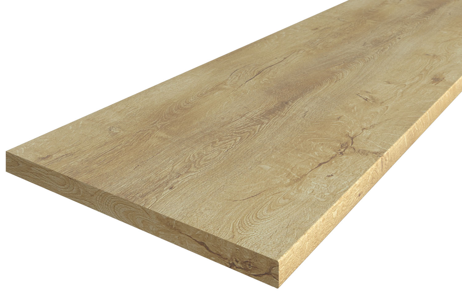 Столешница "ДУБ СВЕТЛЫЙ" Матовая (429М) 1200-3050-38-2F на  вл/ст дсп