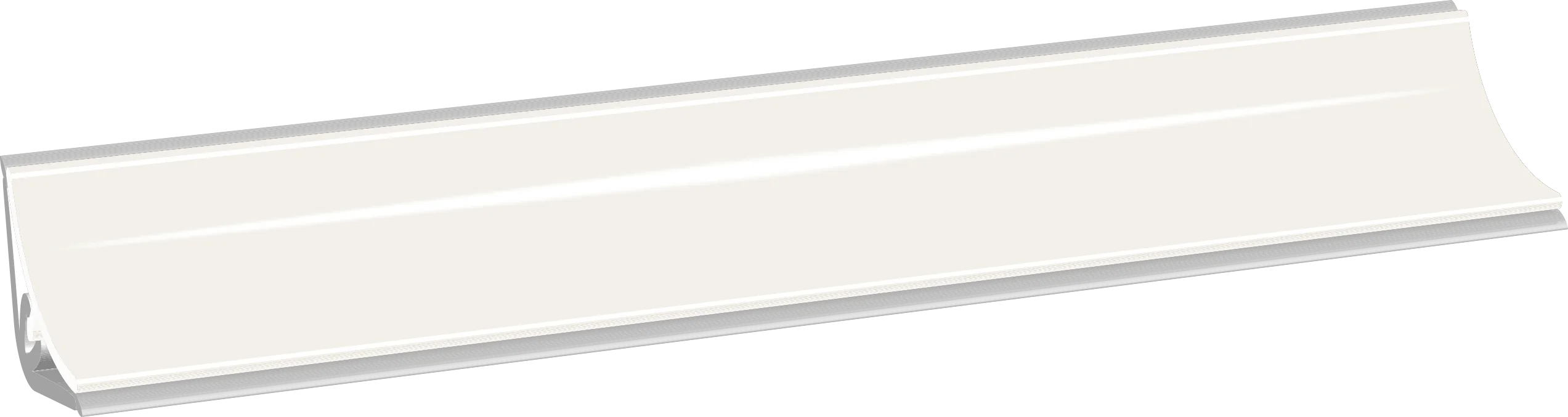 Белый Блеск LB-15-20-15-0-6056 (глянцевый) Плинтус 3,0м