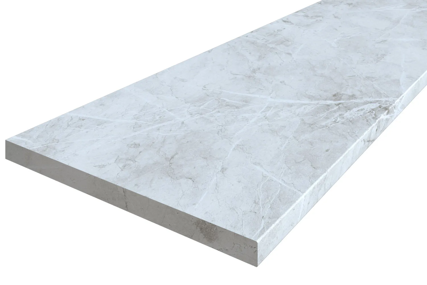 Кромка 33мм с клеем "МРАМОР ЛАЦИО БЕЛЫЙ" (056АМ)