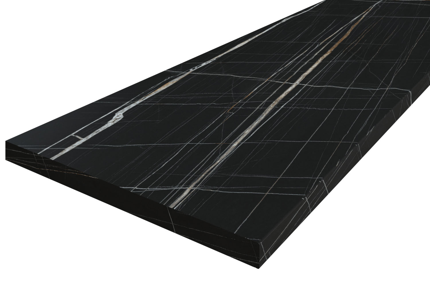 Столешница "ЧЁРНЫЙ ТУНИС" Матовая (063М) 800-3050-38-1U на  вл/ст дсп