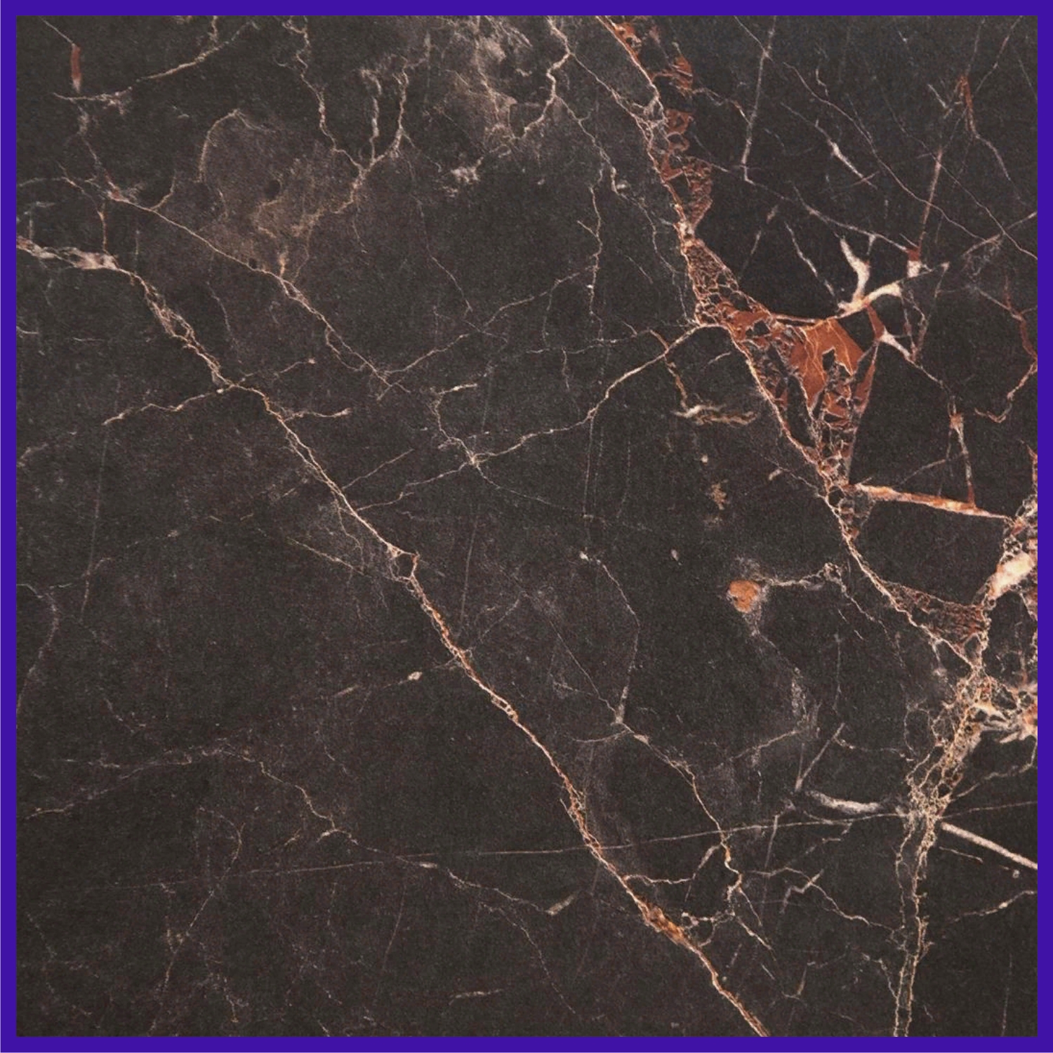 Столешница "МРАМОР МАРКВИНА ЧЕРНЫЙ" Глянцевая (906Г) 800-3050-38-1U на  вл/ст дсп