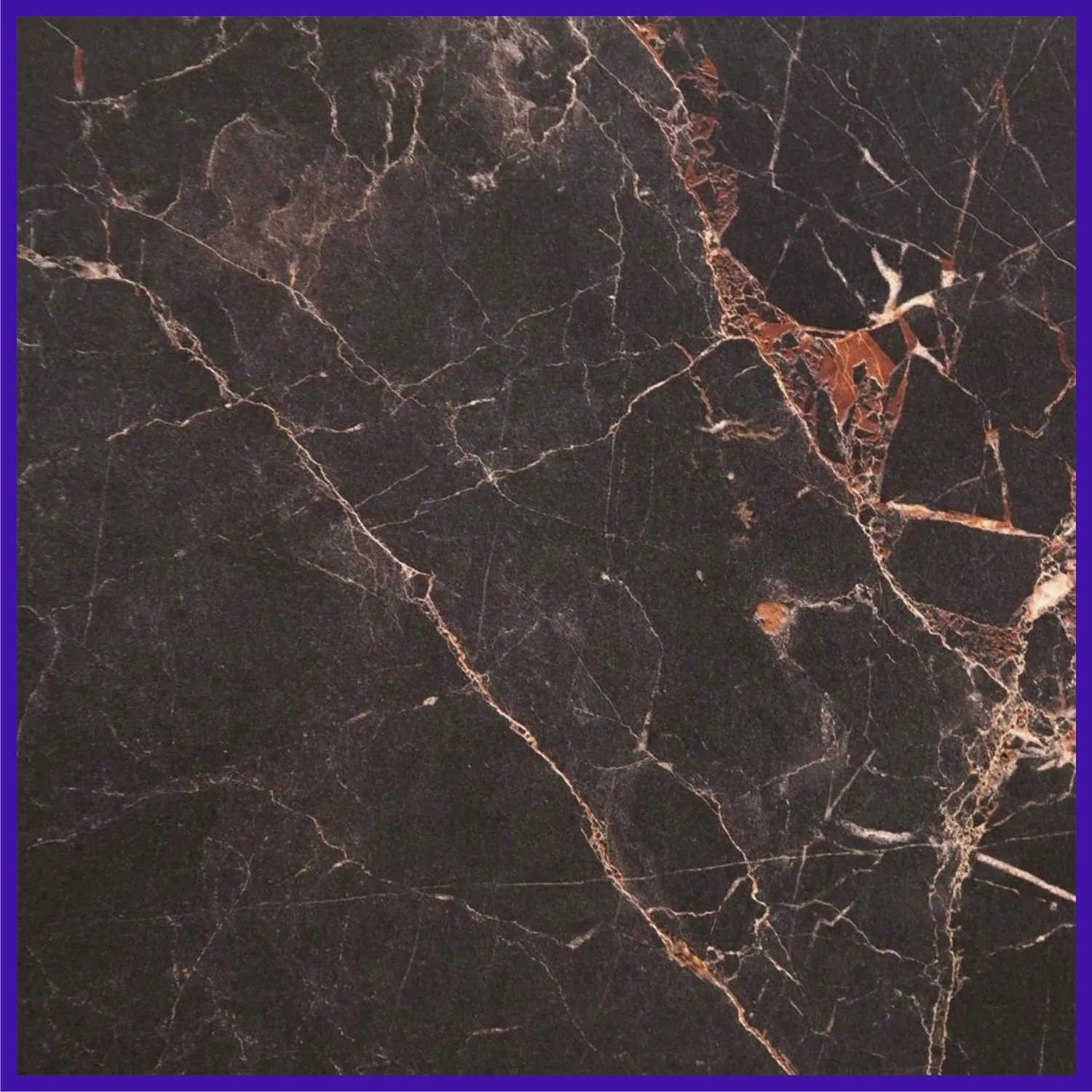 Столешница "МРАМОР МАРКВИНА ЧЕРНЫЙ" Глянцевая (906Г) 600-3050-26-1R3