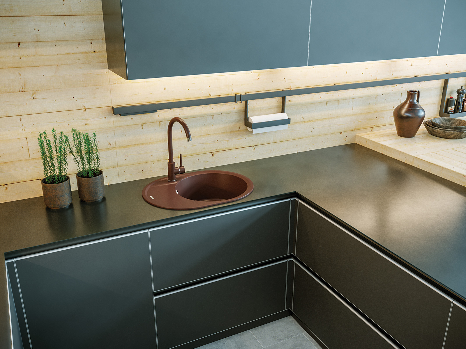 Мойка "Дафна" 620, грей, FSm (23.030.В0620.305)