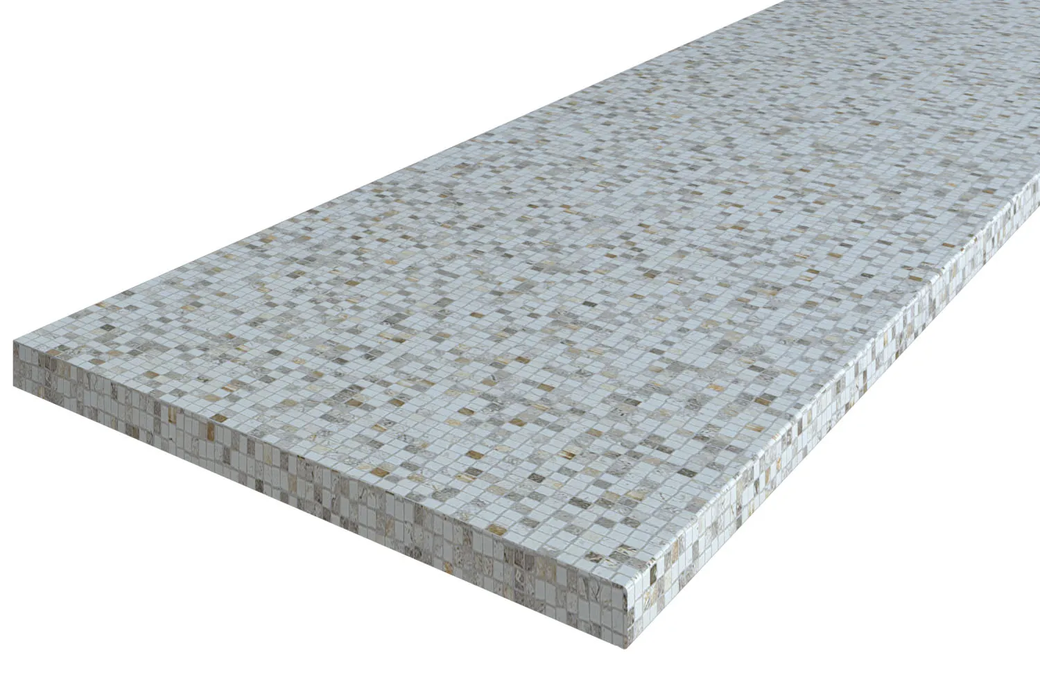 Столешница "ПЕРЛИНО" Матовая (314М) 1200-3050-38-1U на  вл/ст дсп