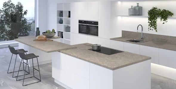 Столешница "КИАНИТ" Матовая (4057М) 600-3050-38-1U на  вл/ст дсп