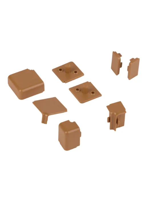 Коричневый 06  (КВАДРО Д) комплект заглушек