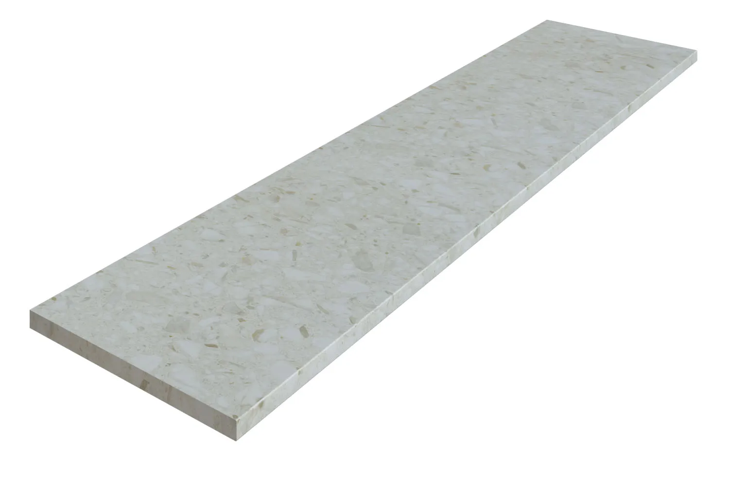 Столешница "БЕЛЫЕ КАМУШКИ" Матовая (905М) 600-4200-38-1U на  вл/ст дсп