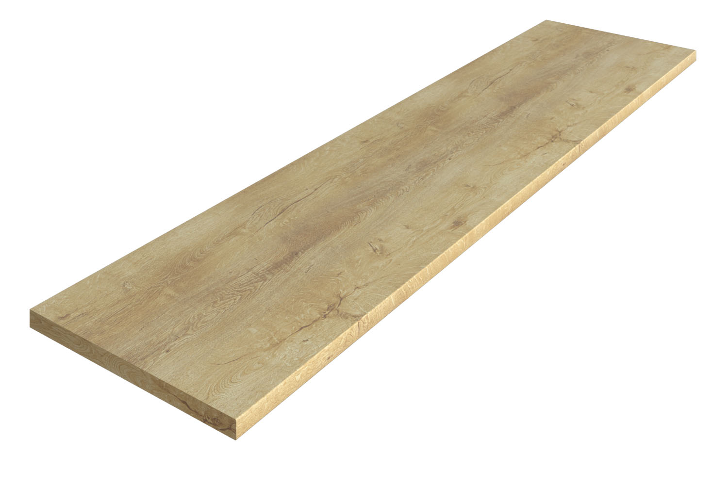 Столешница "ДУБ СВЕТЛЫЙ" Матовая (429М) 800-3050-38-1U на вл/ст дсп