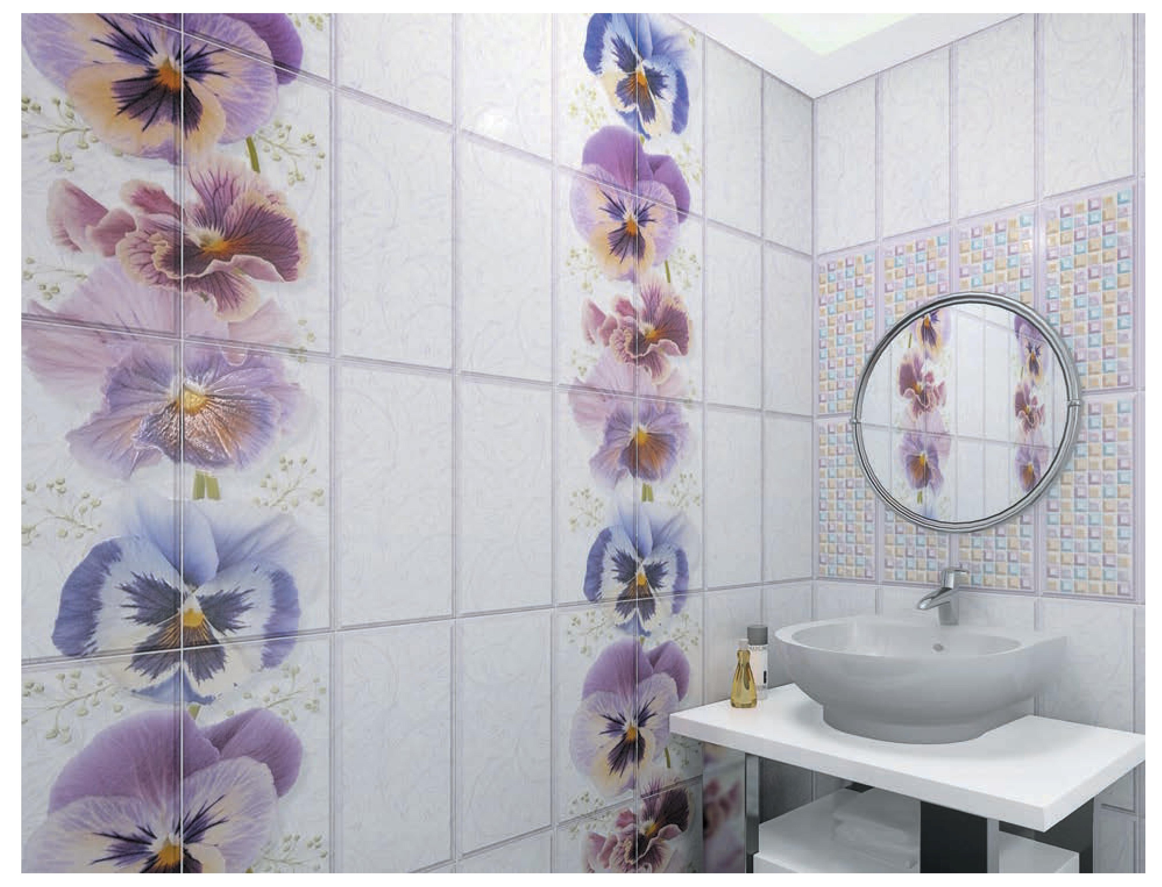 Виола (фон) (0,25 м* 2,7 м* 8 мм), UNIQUE