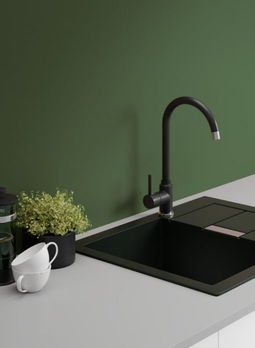 Фартук "ХВОЙНО-ЗЕЛЕНЫЙ" Матовый (972М) 600-3050-4-0