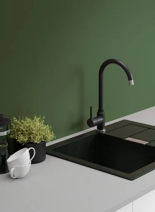 Фартук "ХВОЙНО-ЗЕЛЕНЫЙ" Матовый (972М) 600-3050-4-0