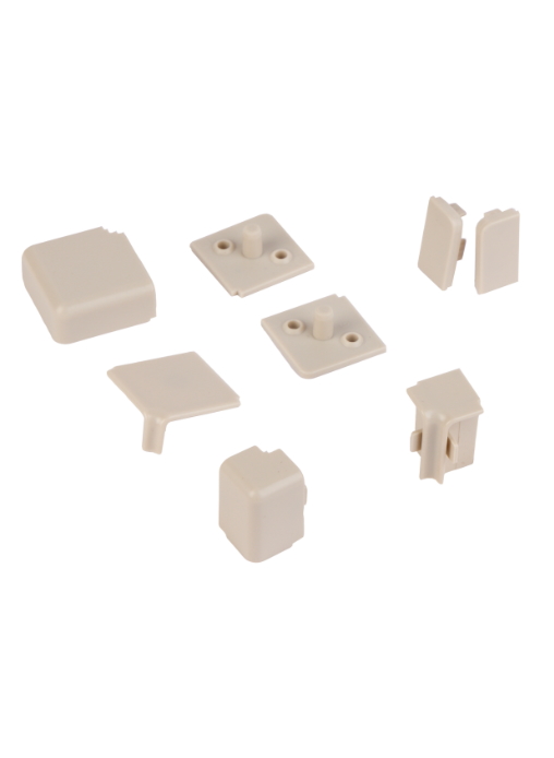 Слоновая кость 02 (КВАДРО Д) комплект заглушек