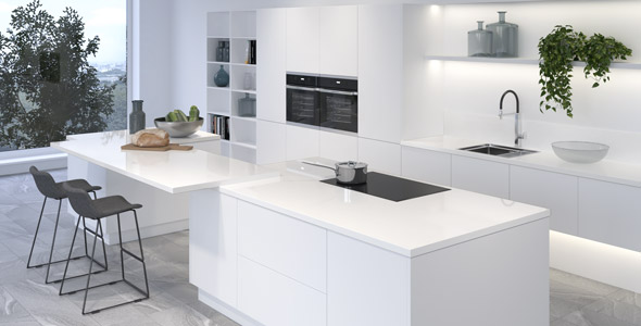 Фартук "БЕЛЫЙ" Матовый (10М) 600-3050-4-0