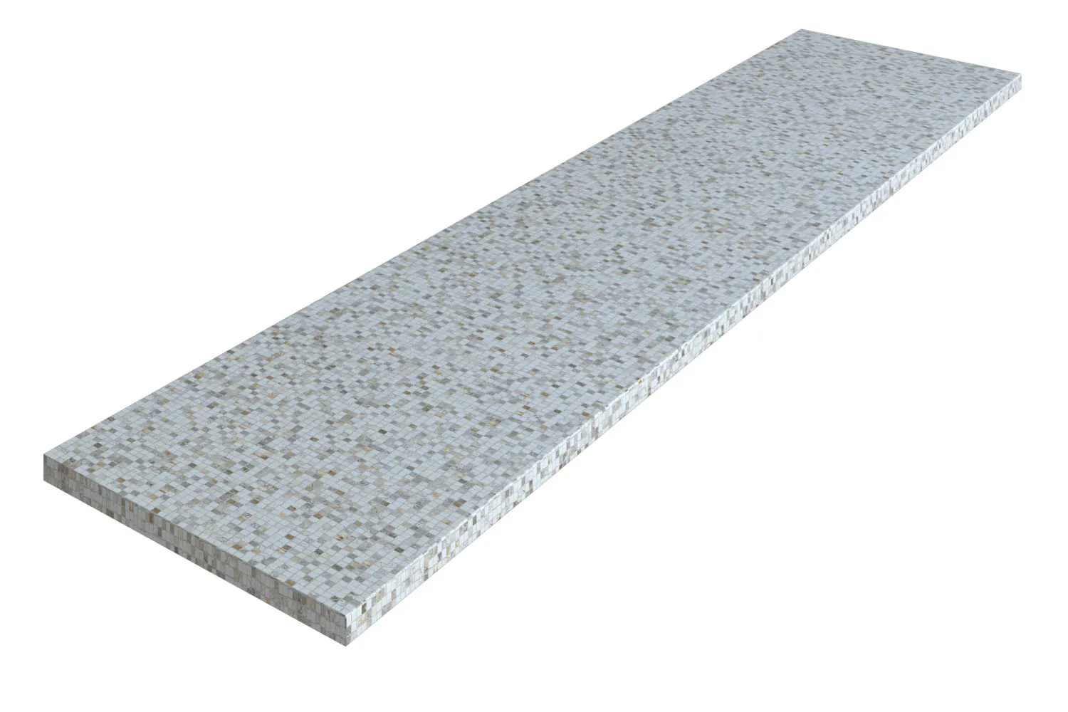 Столешница "ПЕРЛИНО" КРИСТАЛЛ (314М) 600-3050-38-1R на вл/ст дсп