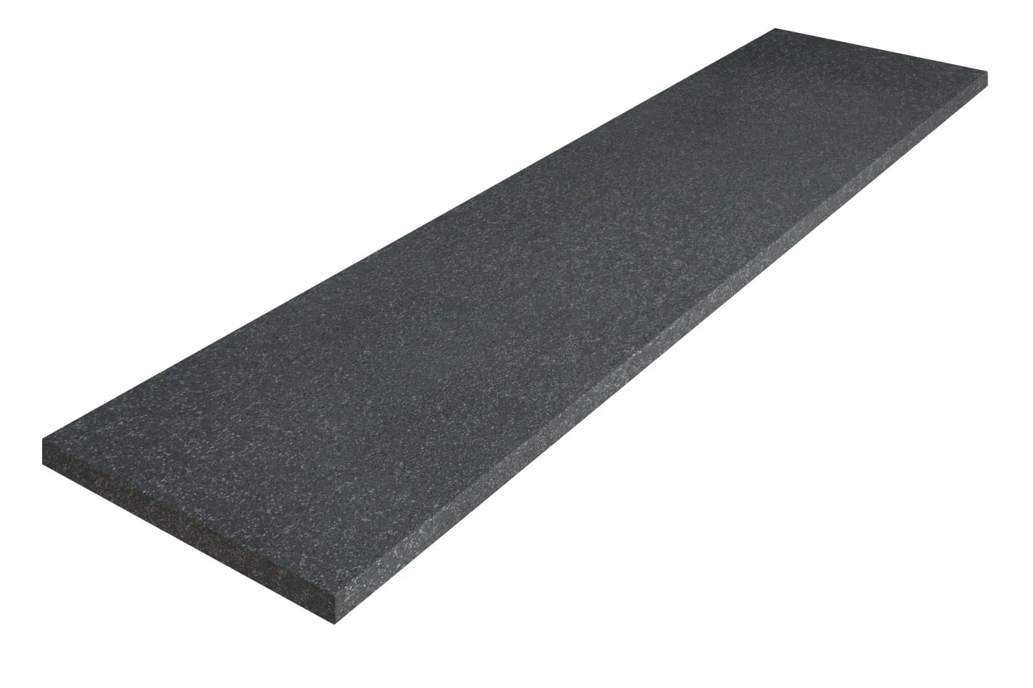 Столешница "БРИЛЛИАНТ ЧЕРНЫЙ" КРИСТАЛЛ (401М) 1200-3050-38-1U на вл/ст дсп