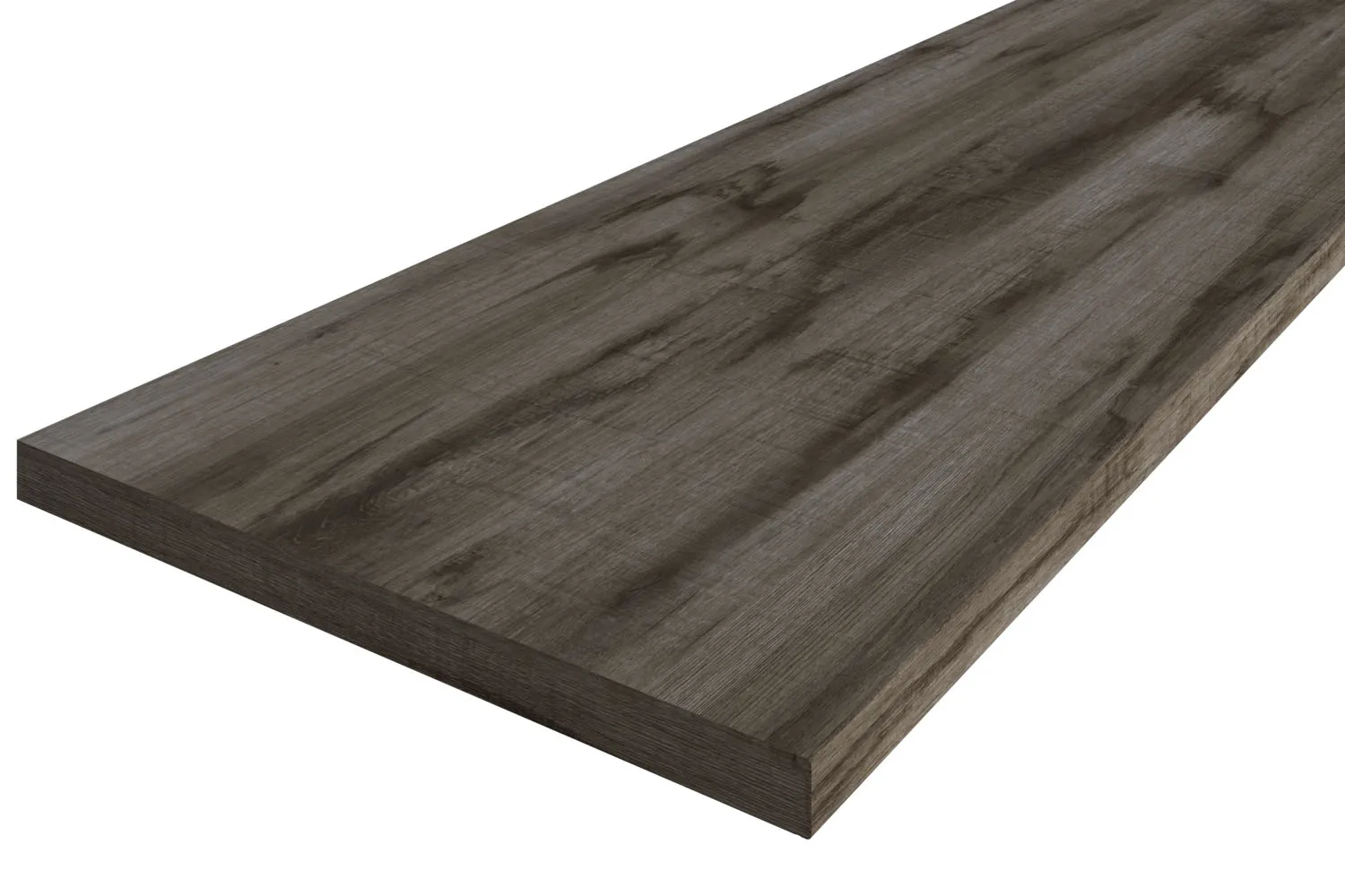 Столешница "ФИГУРА ДЕРЕВО ТЁМНОЕ" Матовая (065М) 1200-2440-19-1F на в/ст мдф