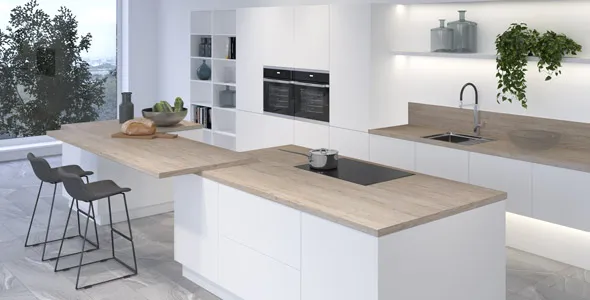 Столешница "ЯСЕНЬ АЛЬПИЙСКИЙ"Тесненая (906Т) 600-3050-26-1U