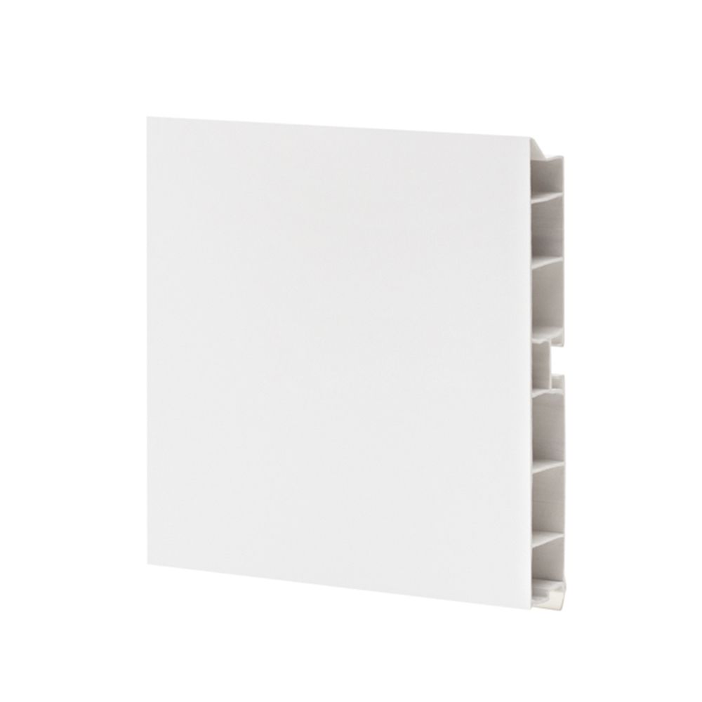 Цоколь кухонный ПВХ-100мм 4м (001) Белый 