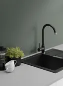 Столешница "СЕРО-ЗЕЛЕНЫЙ" Матовая (968М) 600-3050-38-1R на  вл/ст дсп