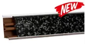 Черное серебро LB-37-6114 глян (для 4060М) Плинтус 3,0м