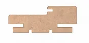 ДкПрТ74 2100*74*30 Белый Ясень, телескопическая, 1шт 