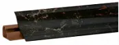 Мрамор марквина черный глянец  LB-231-6094 (Для 3029М) (загл. 619) Плинтус 3,0м
