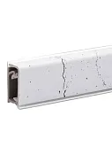 Плинтус "КВАДРО Д" 3028 МРАМОР МАРКВИНА БЕЛЫЙ  4,2м