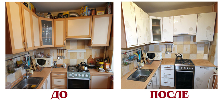 Как сделать реставрацию кухонного гарнитура своими руками: практические советы